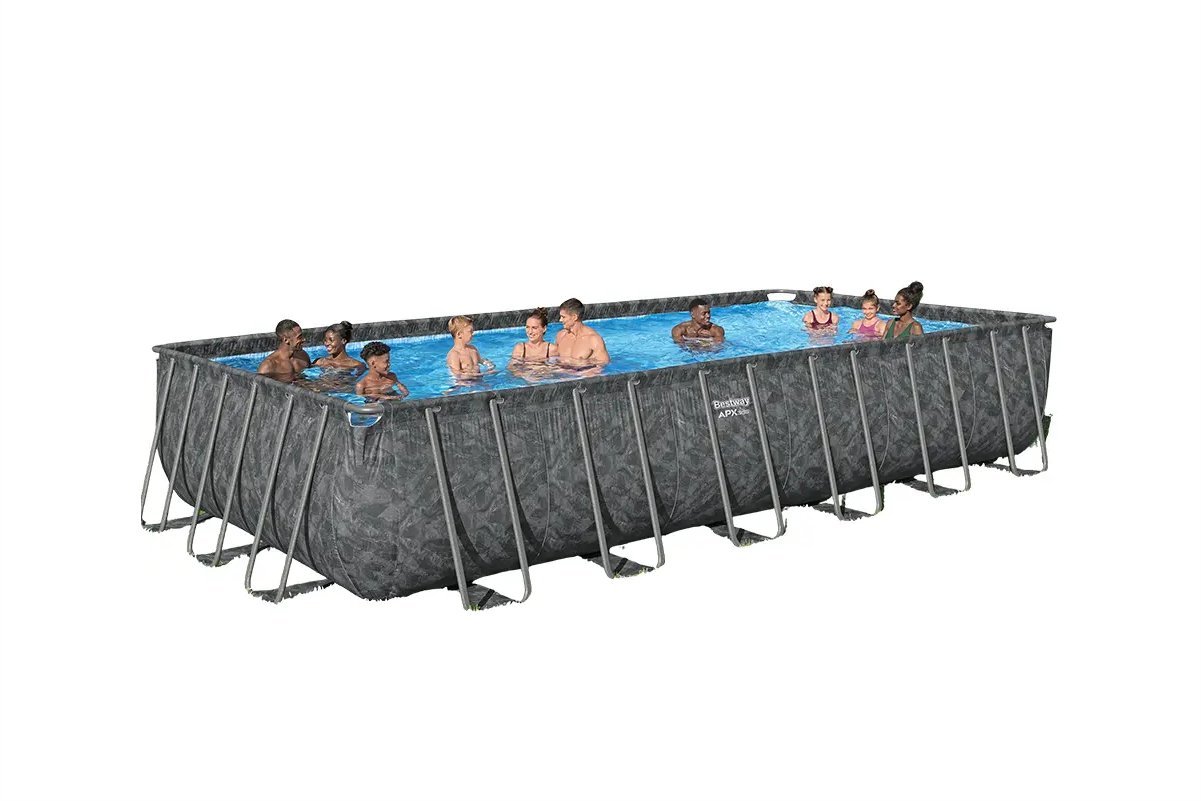 Bestway APX 561KG | Size 24.0 x 12.0 x 4.33 Ft | APX Rectangular Metal Frame Portable Ready-Made Swimming Pool - Image 14